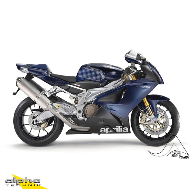 Stompgrip negro, Volcano, para Aprilia RSV1000R, 2004-2009, Tuono 1000R, 2006-2010