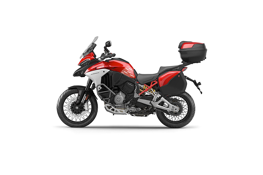 Almohadilla Stompgrip depósito de gasolina negra, Icon, Kit depósito de gasolina para Streetbike para Ducati Multistrada V4 (S, S Sport), 2022-2025