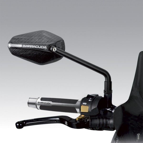 Barracuda Espejo Universal EGO CARBON