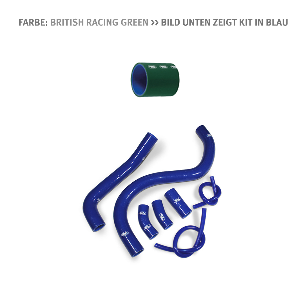Kit de mangueras de silicona SAMCO SPORT British Racing Green para Honda VFR750F año del modelo 1994-1997
