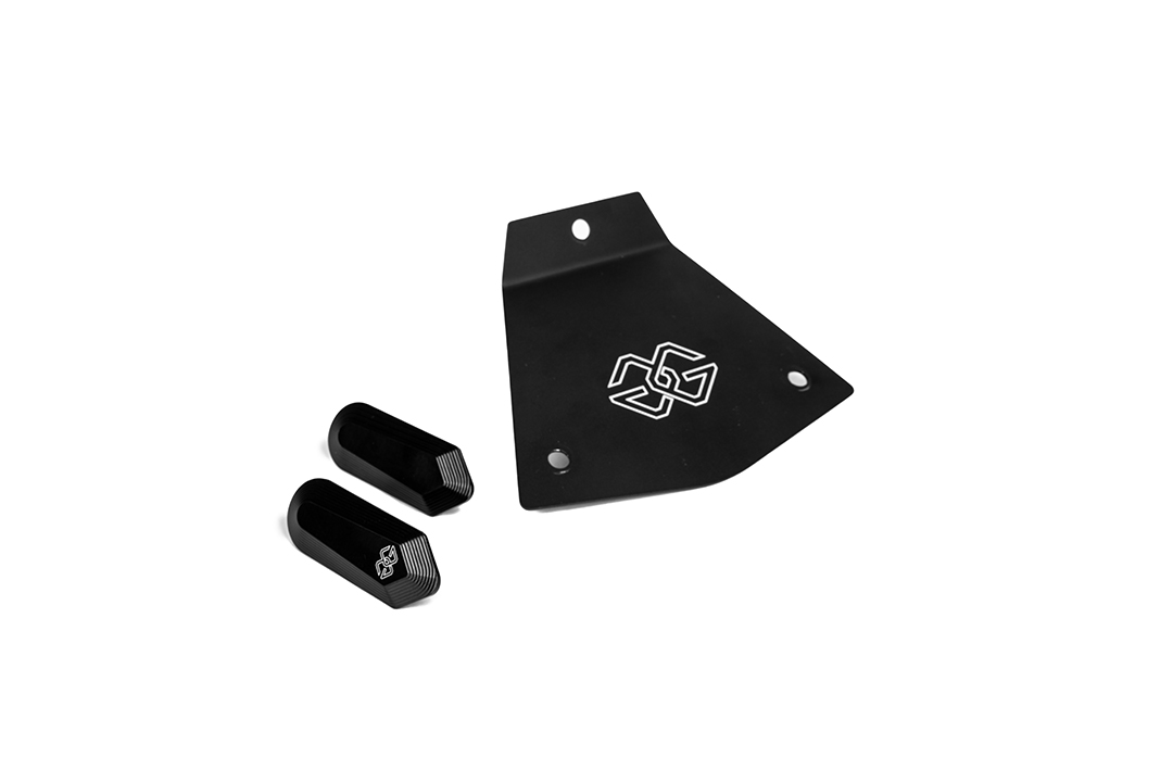 Kit de tapas de carrera Gilles, negro para Aprilia, RS 660, KS