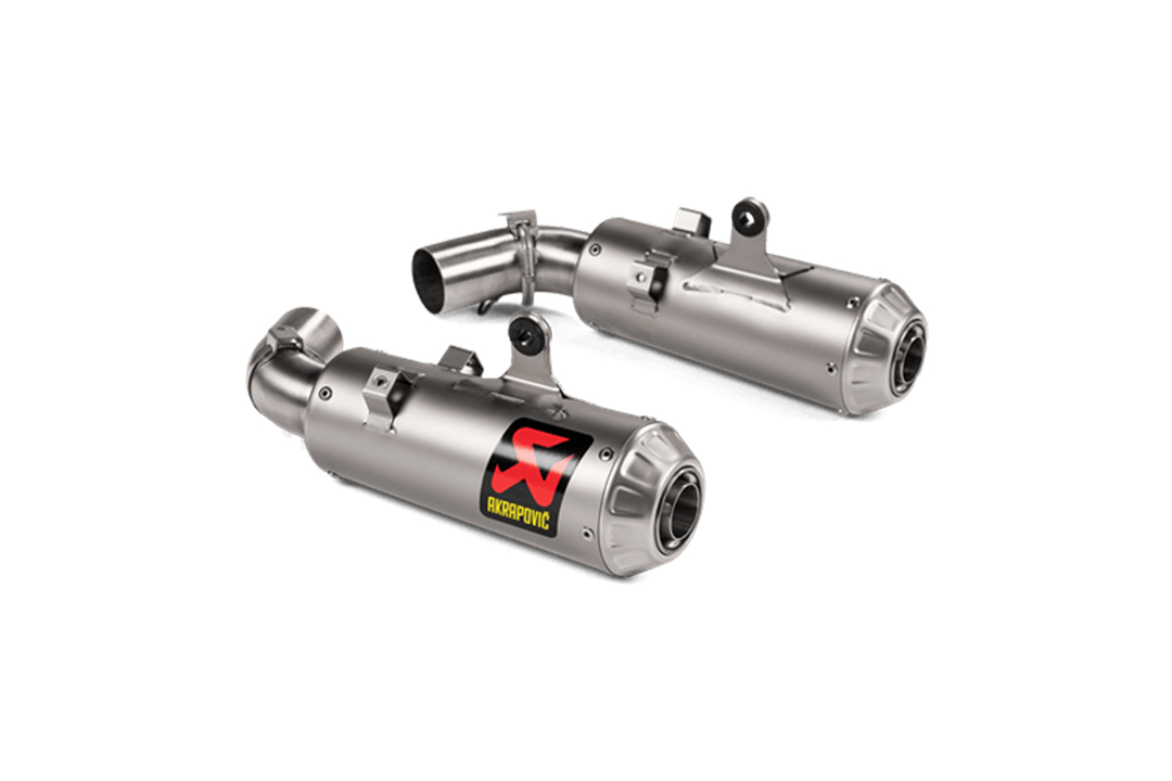 Escape Akrapovic Slip-On Line (Titanio) para Ducati Hypermotard 950 /SP a partir del año de modelo 2019-