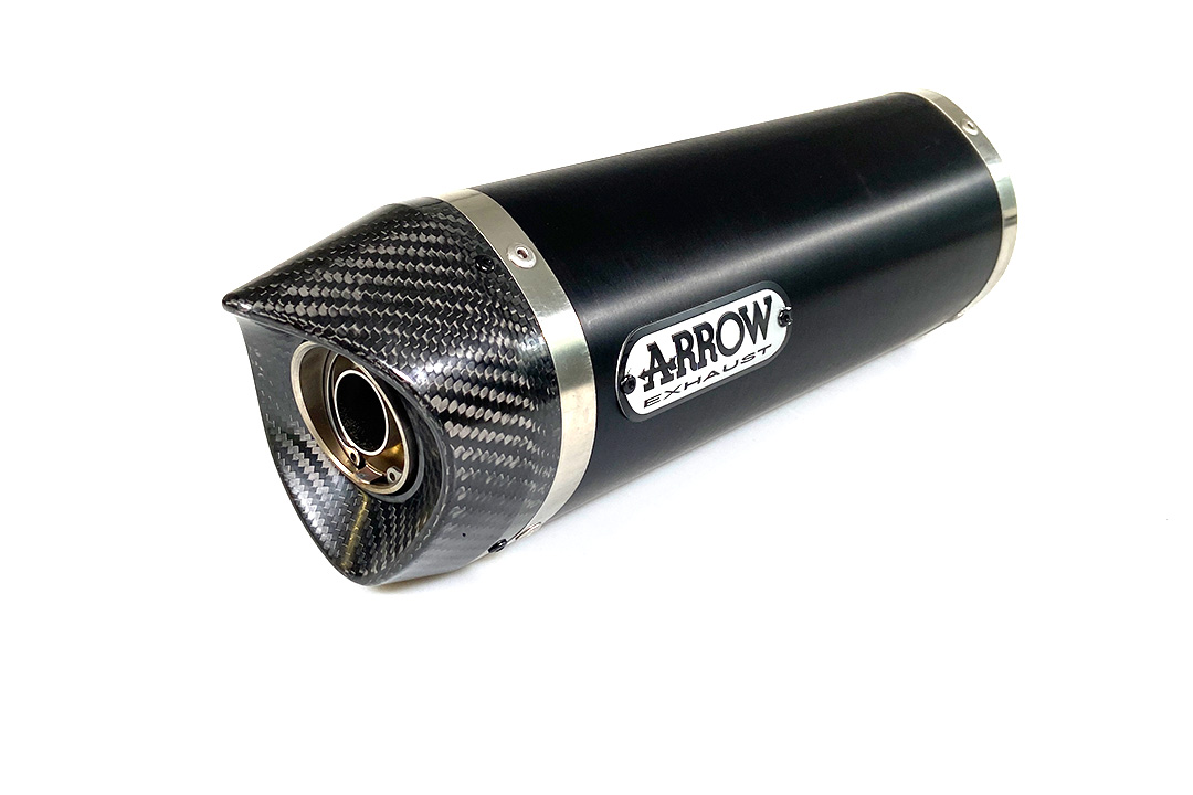 Escape ARROW THUNDER para Honda CB125R 2018-, Aluminio (Solo con colector ARROW)