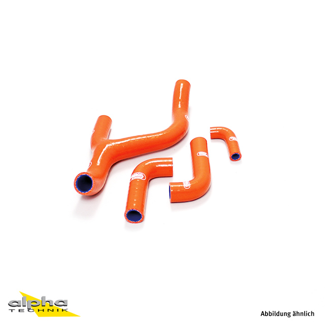 Kit de mangueras de silicona SAMCO SPORT pieza en Y - Diseño de carrera naranja para KTM 250 350 XCF-W EXC-F Husaberg FE250 FE350 Husqvarna FE250 FE350 2012-2016