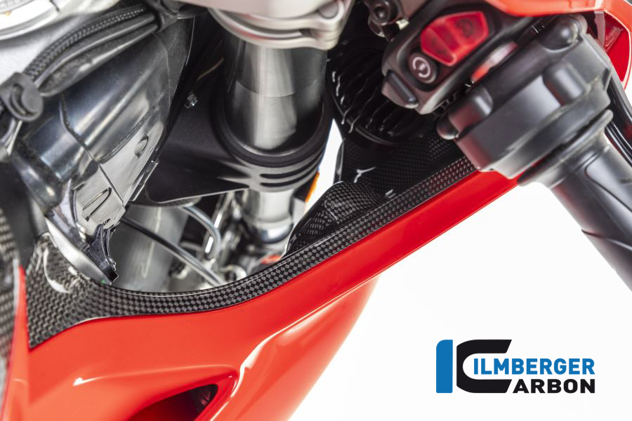 Cubierta de conducto de aire Ilmberger Carbono lado derecho brillante PanigaleV4/V4S/V4R