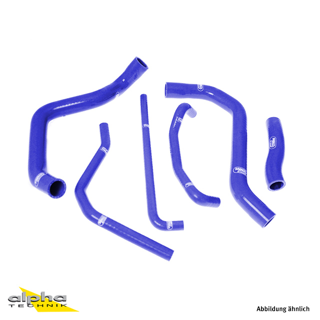 Kit de mangueras de silicona SAMCO SPORT Diseño OEM azul para Suzuki RMZ250 año de modelo 2011-2012