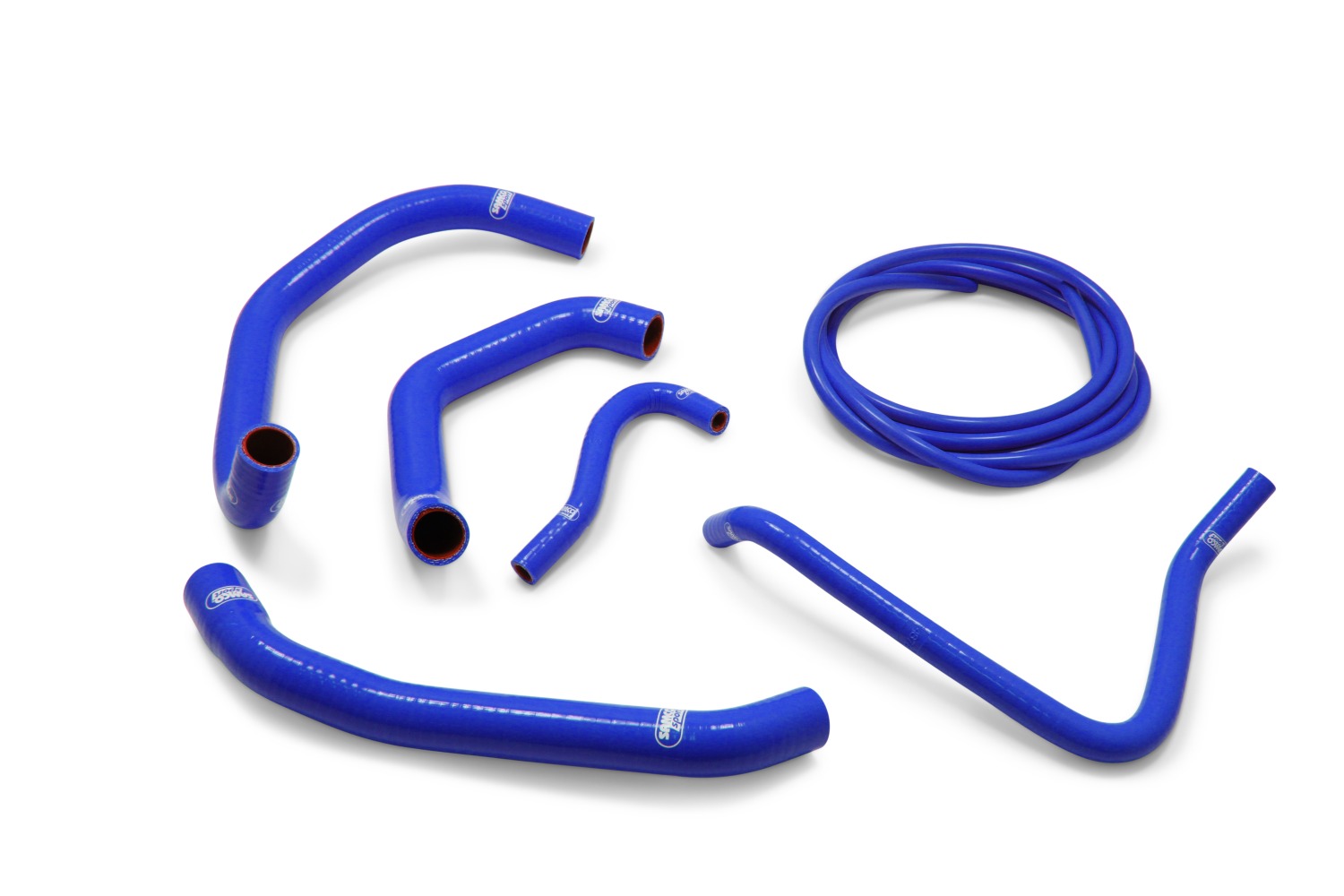 SAMCO SPORT Kit de mangueras de silicona de 6 piezas azul para Kawasaki GTR1400 año del modelo 2008-2009