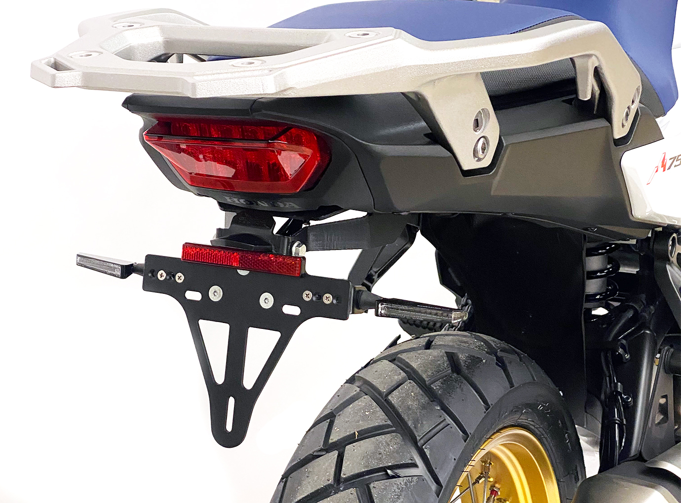 Portamatrículas alpha Technik para Honda XL750 Transalp, Tipo RD16 / RD17, Año del modelo 2023-