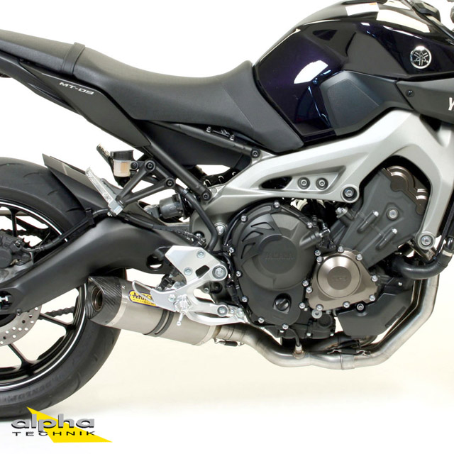 ARROW Escape THUNDER Titanio para Yamaha MT09 / Tracer 900 2013-