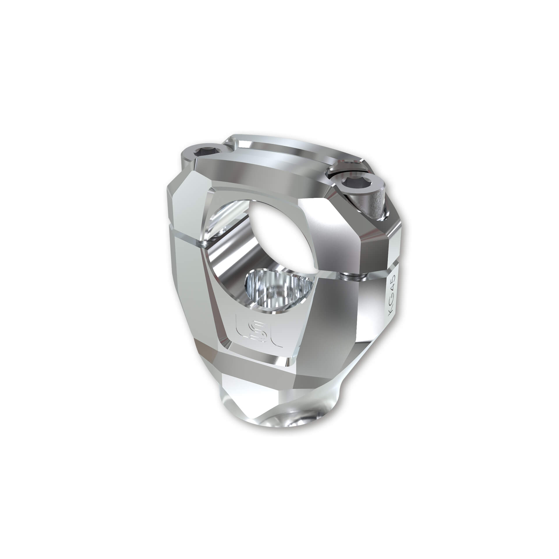 Kit de Torretas LSL GONIA 28,6 mm para Kawasaki ER-6f, 2012-, plateado