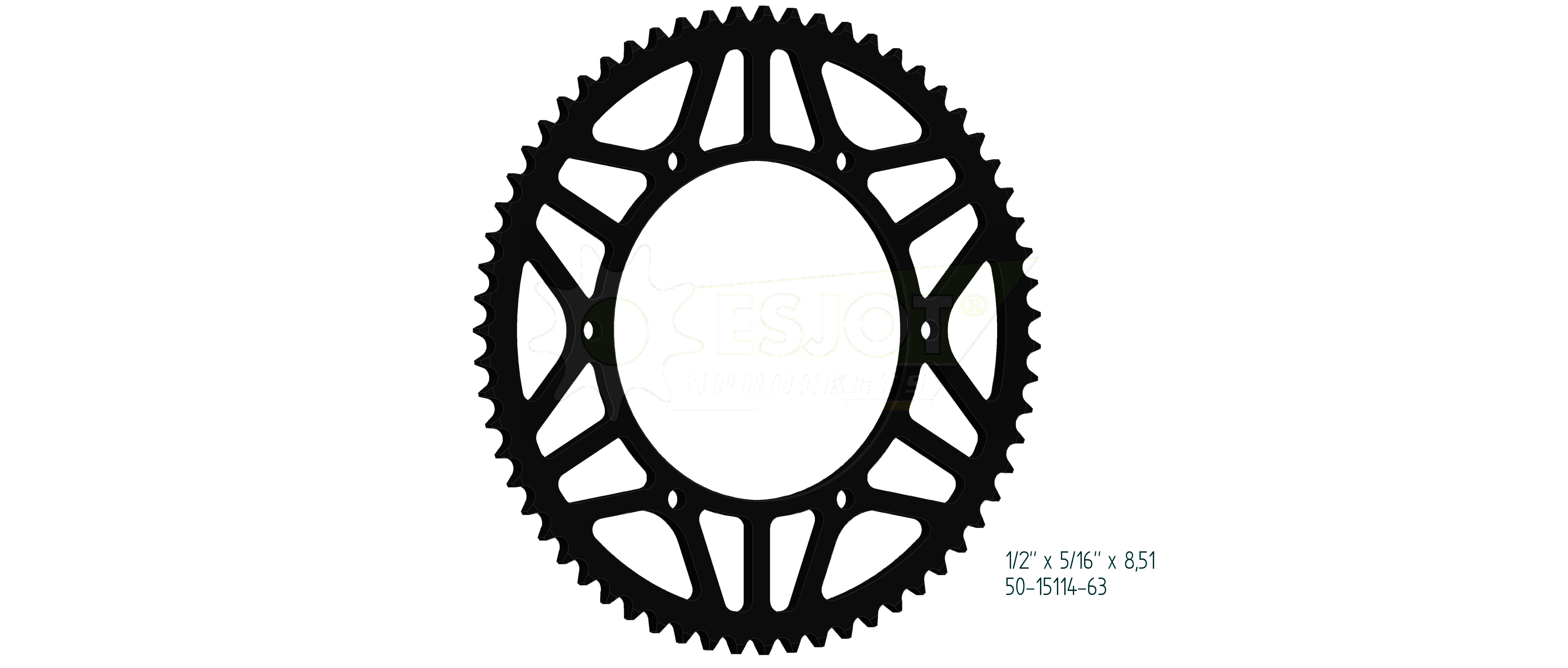 Kit de cadena ENUMA 428 HO para Fantic XEF 125, a partir del año de modelo 2021 -