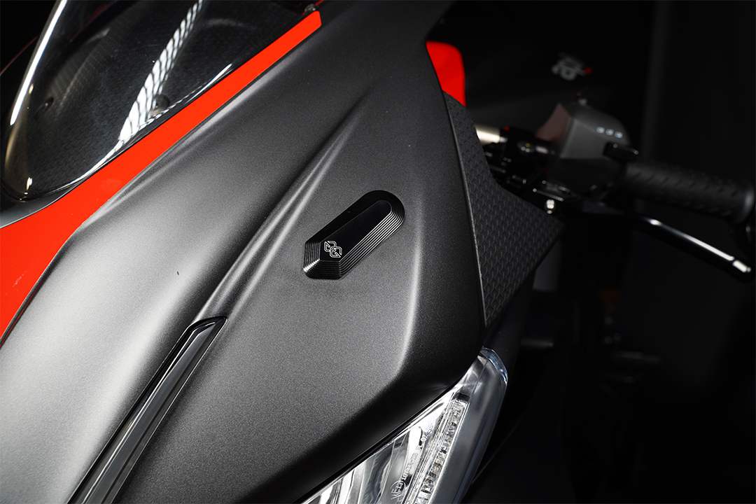 Kit de tapas de carrera Gilles, negro para Aprilia, RS 660, KS