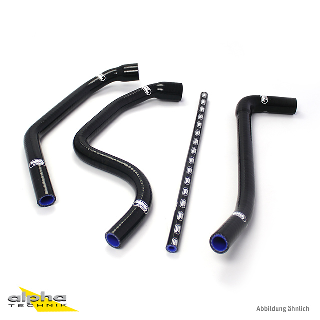 Kit de mangueras de silicona SAMCO SPORT negro para Triumph Tiger 1050 año del modelo 2007-2012