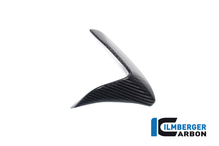 Deflector de viento de carbono Ilmberger en la parte del carenado arriba lado derecho brillante para Aprilia RSV4 2021-