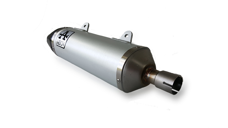 ARROW Auspuff THUNDER Aluminium für UM DSR125EX / Aprilia RX/SX 125 / Malaguti XSM/XTM 125