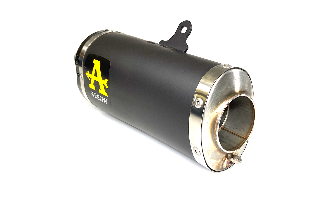 Escape ARROW WORKS para Yamaha Tracer 700 / MT-07 2020-, Acero inoxidable negro