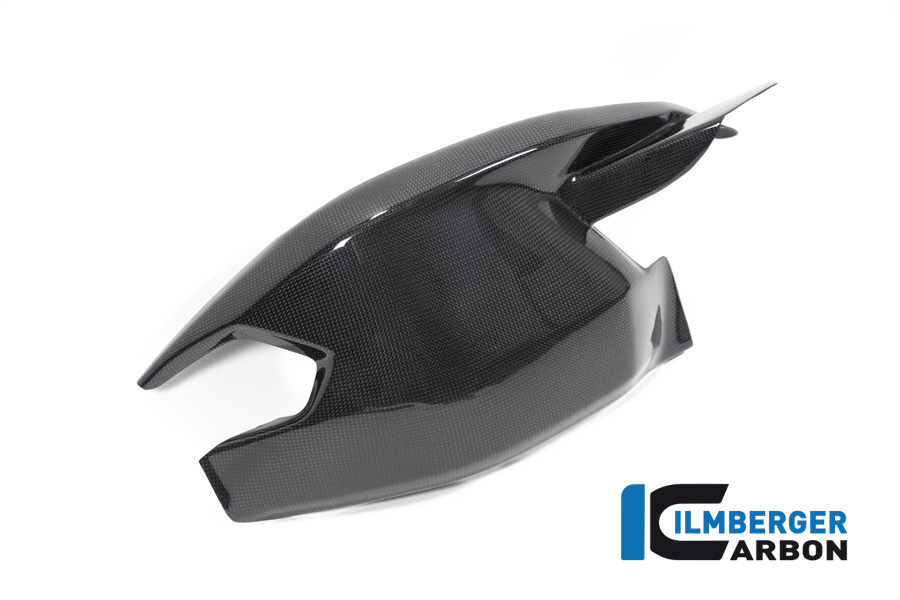 Cubierta de basculante de carbono Ilmberger incl. cubrecadena, brillante, para Ducati Diavel 1260 a partir del año de modelo 2019-