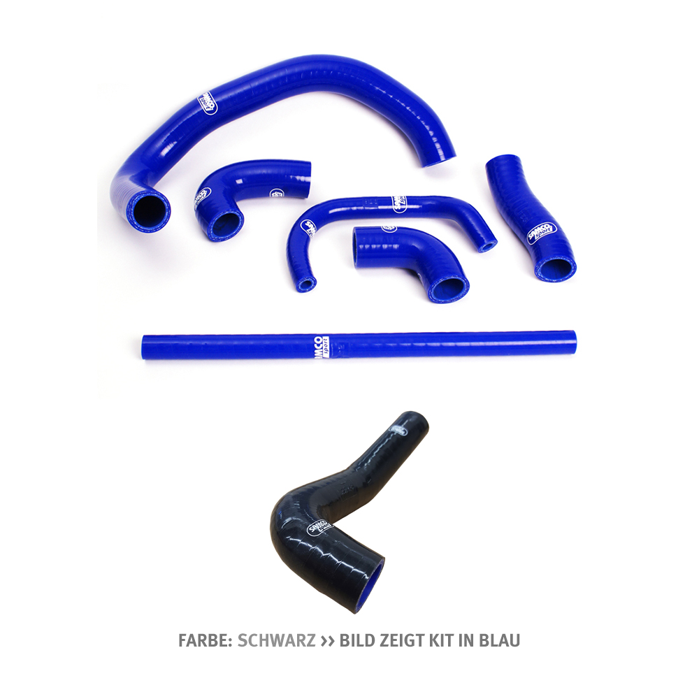 Kit de mangueras de silicona SAMCO SPORT negro para Kawasaki ZX9R Año del modelo 1994-1997
