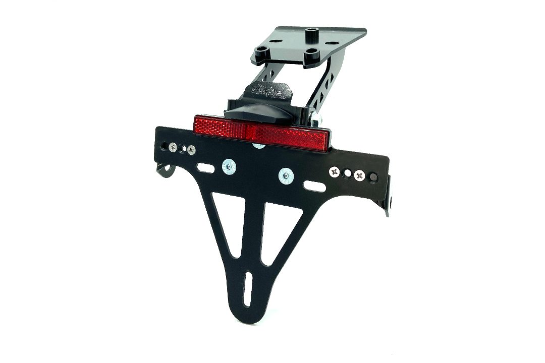 Soporte de matrícula alpha Technik para Honda CB650F, CBR650F; Tipo RC96,RC97; Año de modelo 2017-