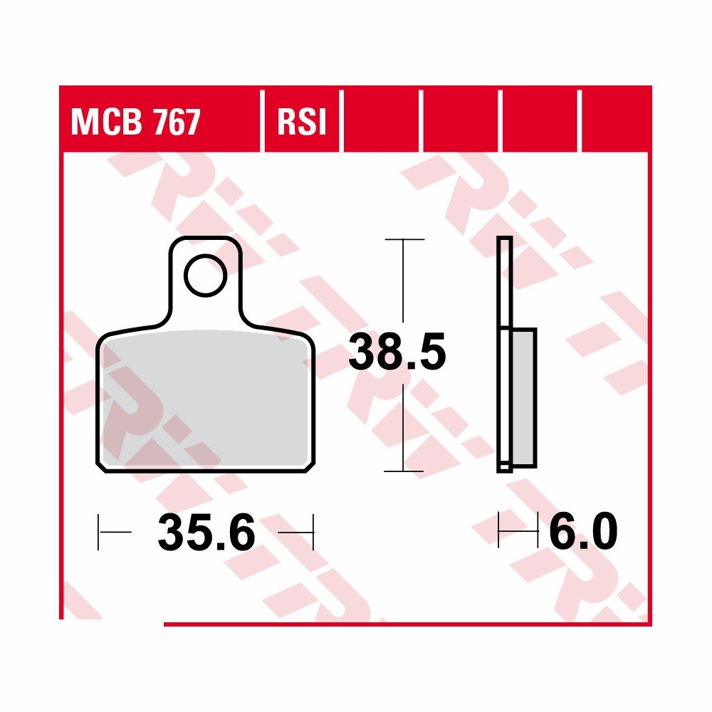 TRW pastillas del freno todoterreno MCB767