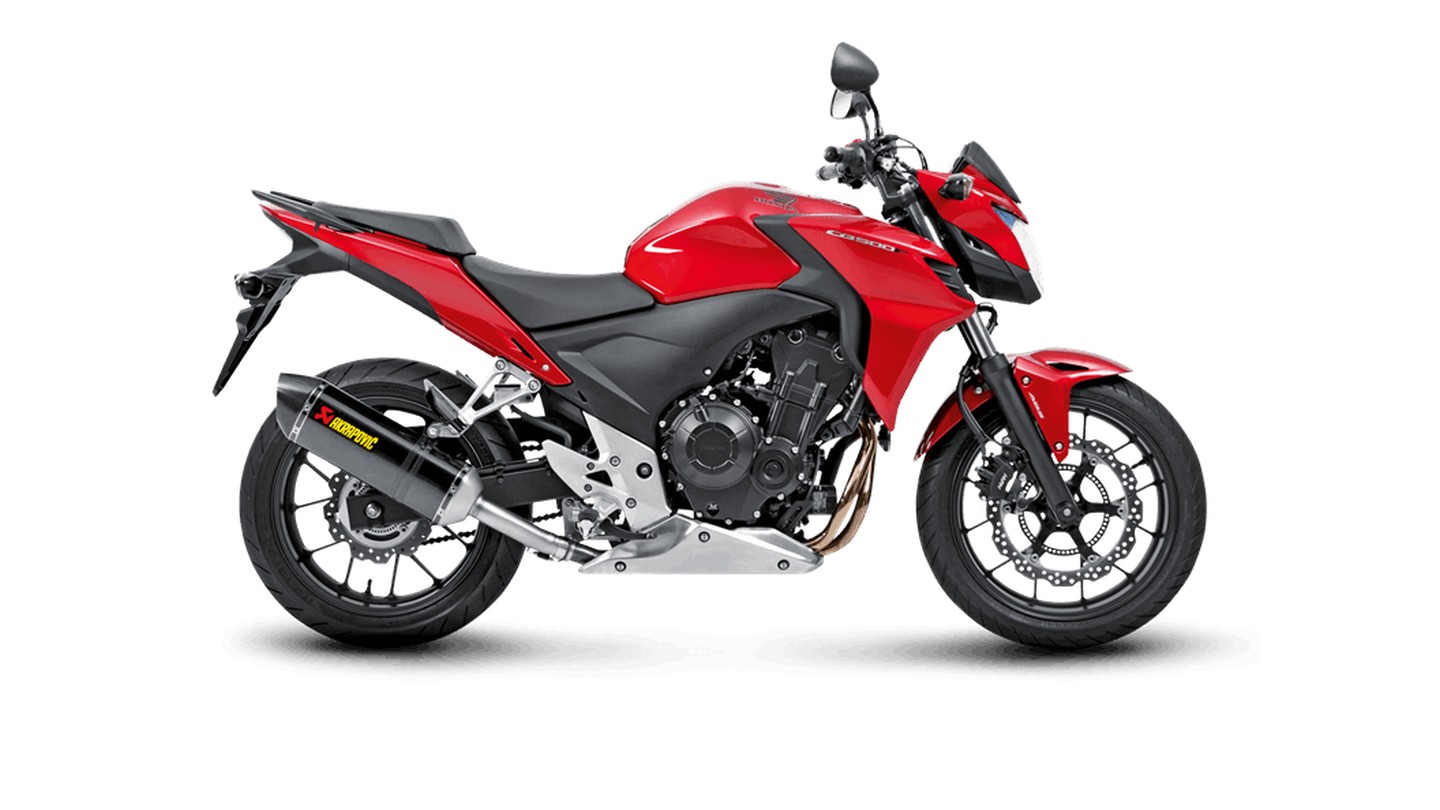 Escape Akrapovic Slip-On Line (Carbono) para Honda CB 400/500F 2013-2015