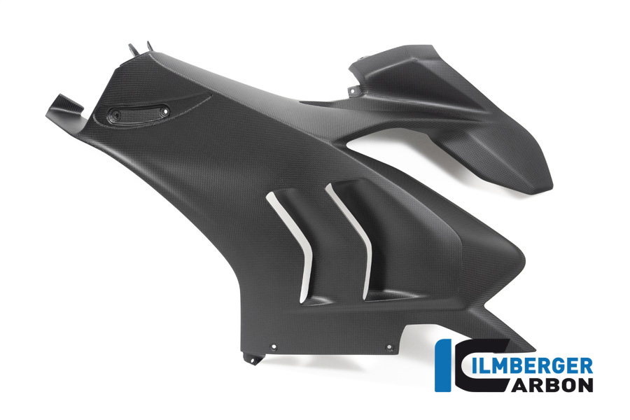 Ilmberger Carbon Panel lateral de carenado lado izquierdo mate Panigale V4 R