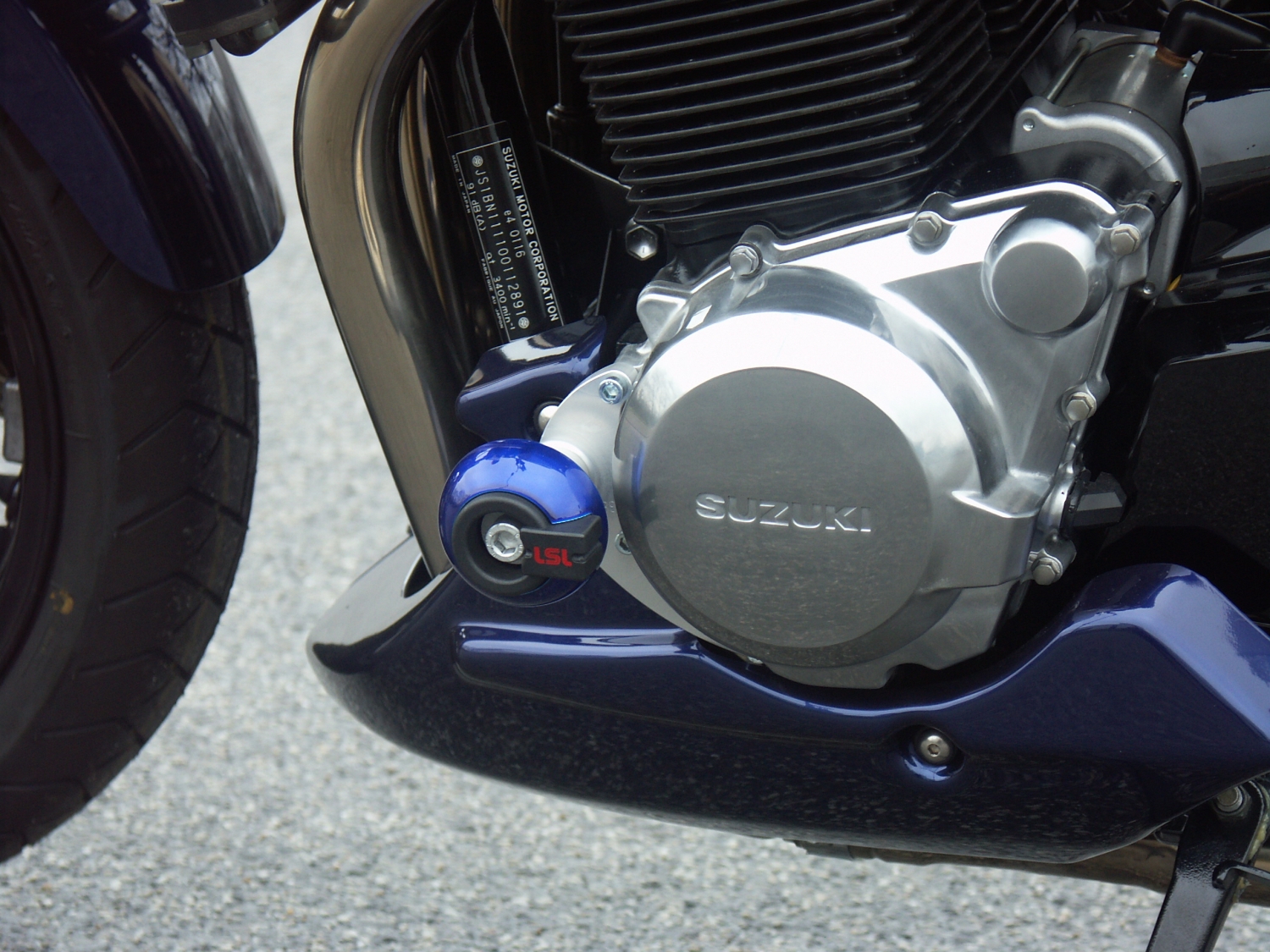 Kit de montaje LSL Crash Pad para Suzuki GSX1400, 2002-