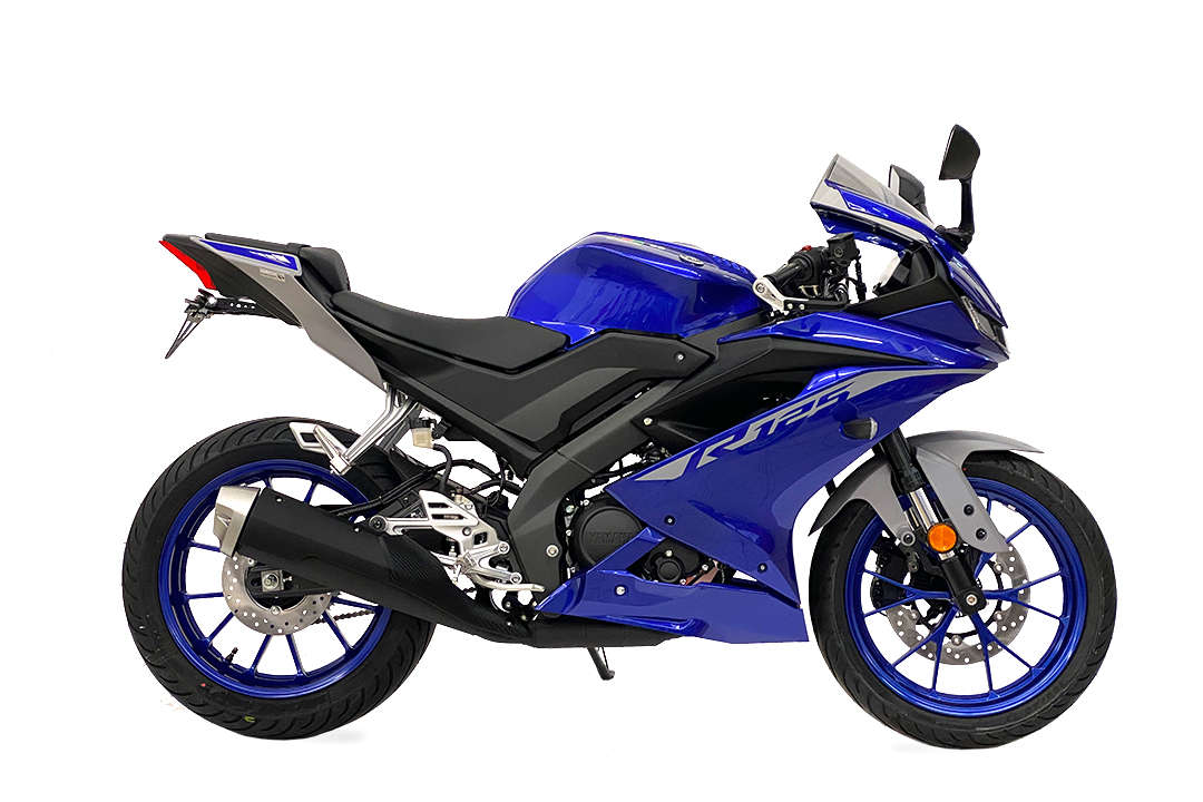 Soporte de matrícula alpha Technik para Yamaha YZF-R125 / R125 / YZF125-A, a partir del año de modelo 2021-