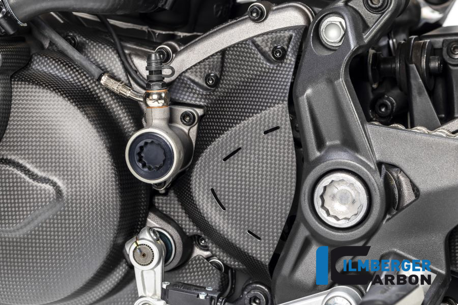 Cubierta de Piñón de Carbono Ilmberger, mate, Ducati Monster 1200, 1200S 2017-