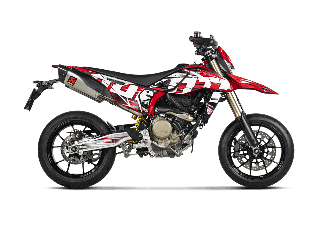 Akrapovic Slip-On Line (Titanium) Escape para Ducati Hypermotard 698 Mono / RVE, Año del modelo 2024-2025