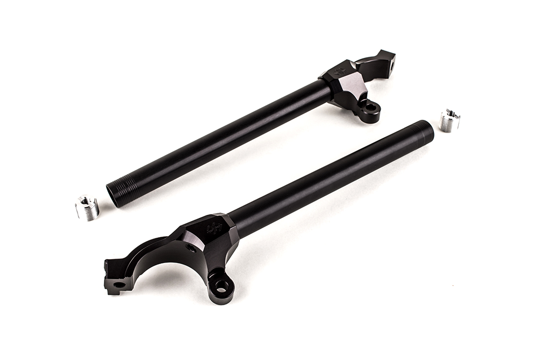 GILLES GP Light 2 manillar para horquilla de 55 mm, negro, para BMW S1000RR (año del modelo 2019-2023) y M1000RR (año del modelo 2020-2022)