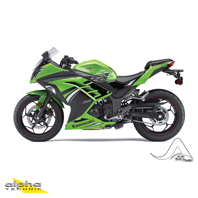 Stompgrip transparente, Volcano, para Kawasaki, Ninja 250SL, Z300 2015-2016, Ninja 300 2013-2017, Z250SL 2015-2017