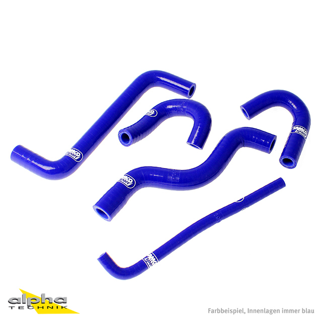 Kit de mangueras de silicona SAMCO SPORT de 5 piezas azul para Honda CBR125R Año del modelo 2004-2019