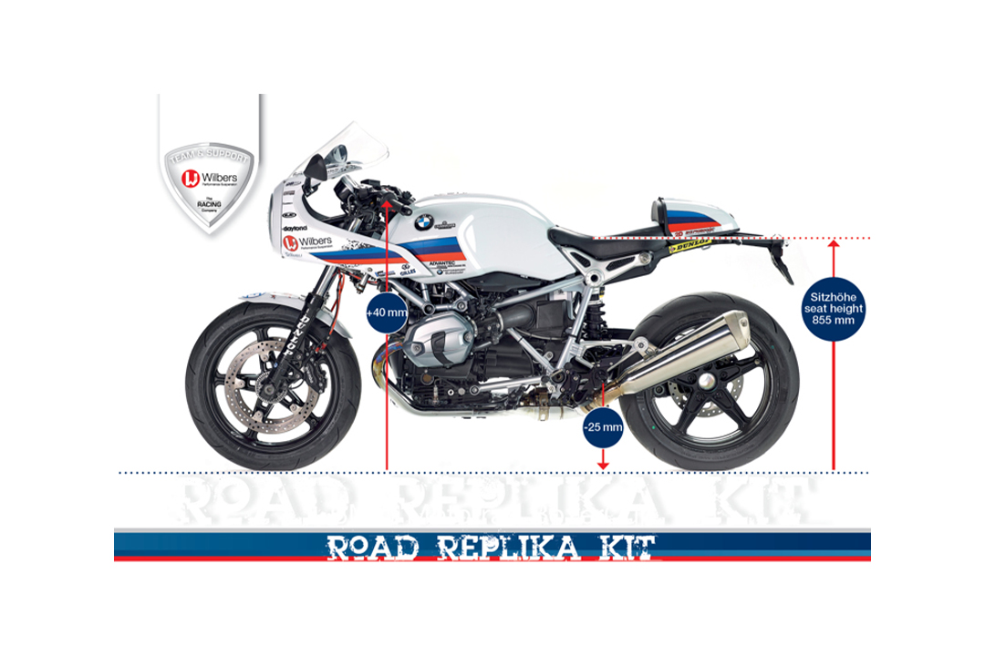 Kit Wilbers BoxerCup Road Réplica para BMW R nineT Racer
