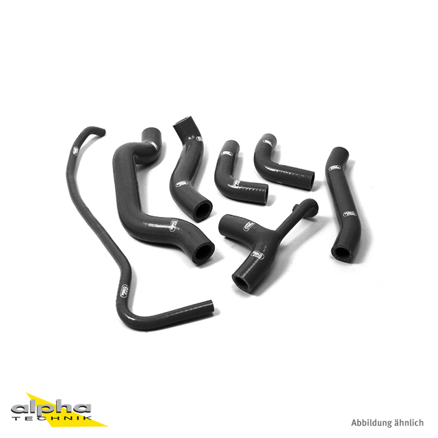 Kit de mangueras de silicona SAMCO SPORT clásico negro mate para Ducati Monster 821S EURO 3 Monster 1200S R EURO 3 Año del modelo 2014-2016