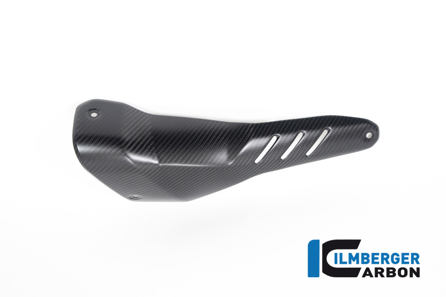 Protector de calor de escape de carbono Ilmberger anterior, delanteroe mate para Aprilia RSV4 / Tuono V4 2021-
