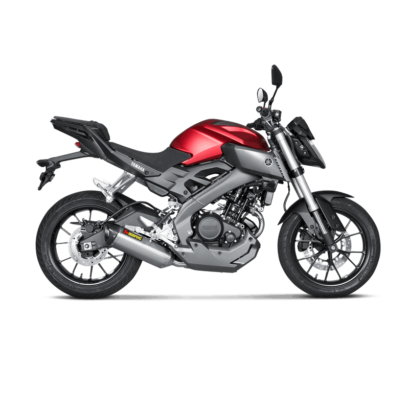 Akrapovic Racing Line (Titanium) sistema de escape para Yamaha MT-125 años de modelo 2014-2019 / YZF-R125 2014-2018