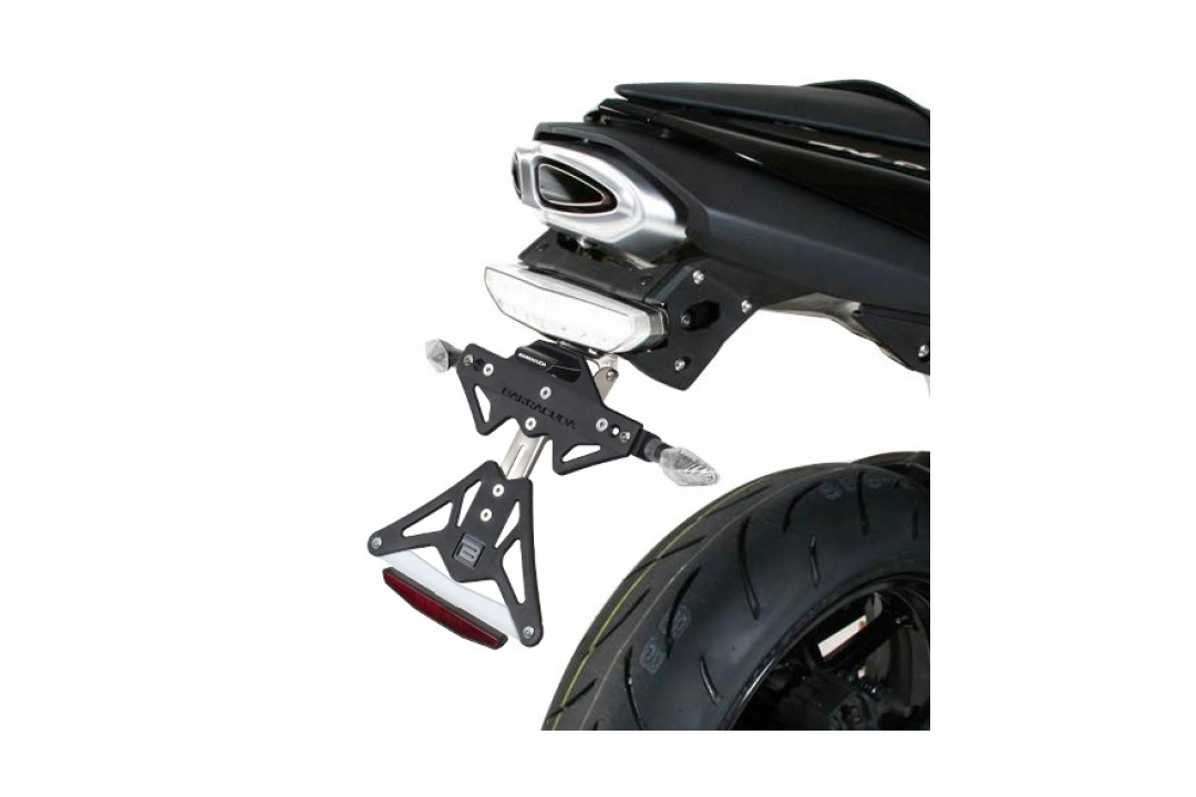 Soporte de matrícula Barracuda para Kawasaki ZX6-R 636 2007-2008