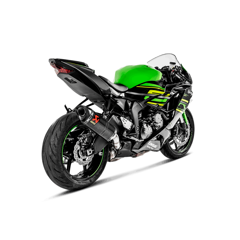 Línea Slip-On Akrapovic (Carbono) para Kawasaki Ninja ZX-6R 2009-2012 / ZX-6R 636 2013-2025