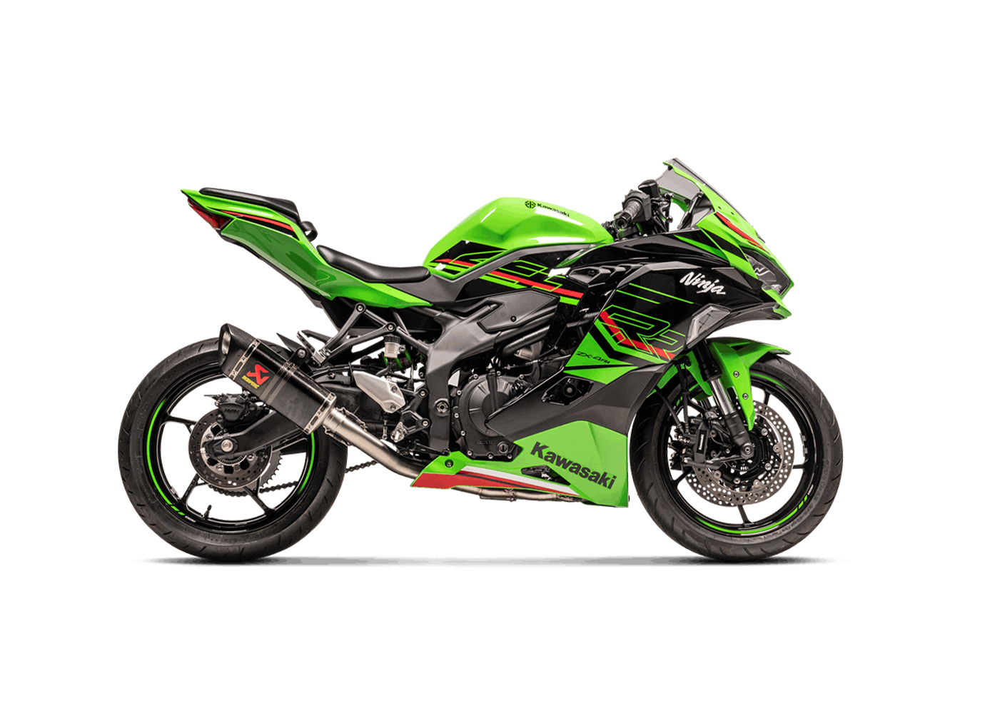 Akrapovic Racing Line (Carbono) sistema de escape para Kawasaki Ninja ZX-25R 2020- / ZX-4R & ZX-4RR 2023-2025