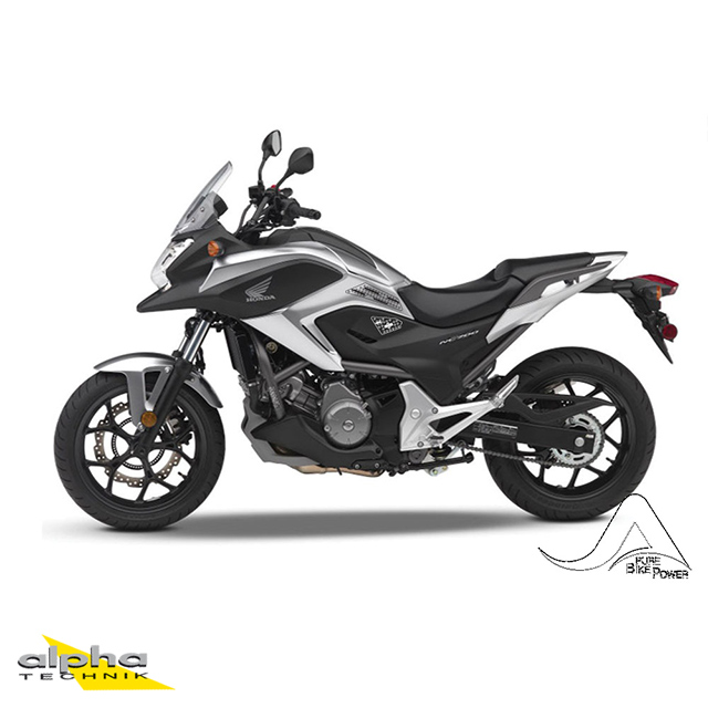 Stompgrip transparente, Volcano, para Honda NC700X, NC750X, 2013-2015