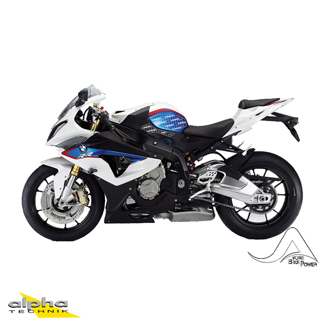 Stompgrip negro, Volcano, para BMW S1000R/ RR, HP4--