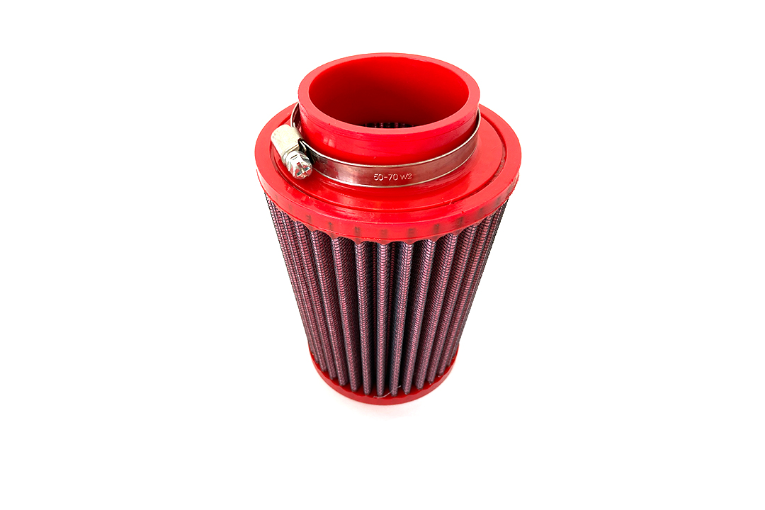 BMC Filtro de aire deportivo universal cónico 60 mm x 128 mm