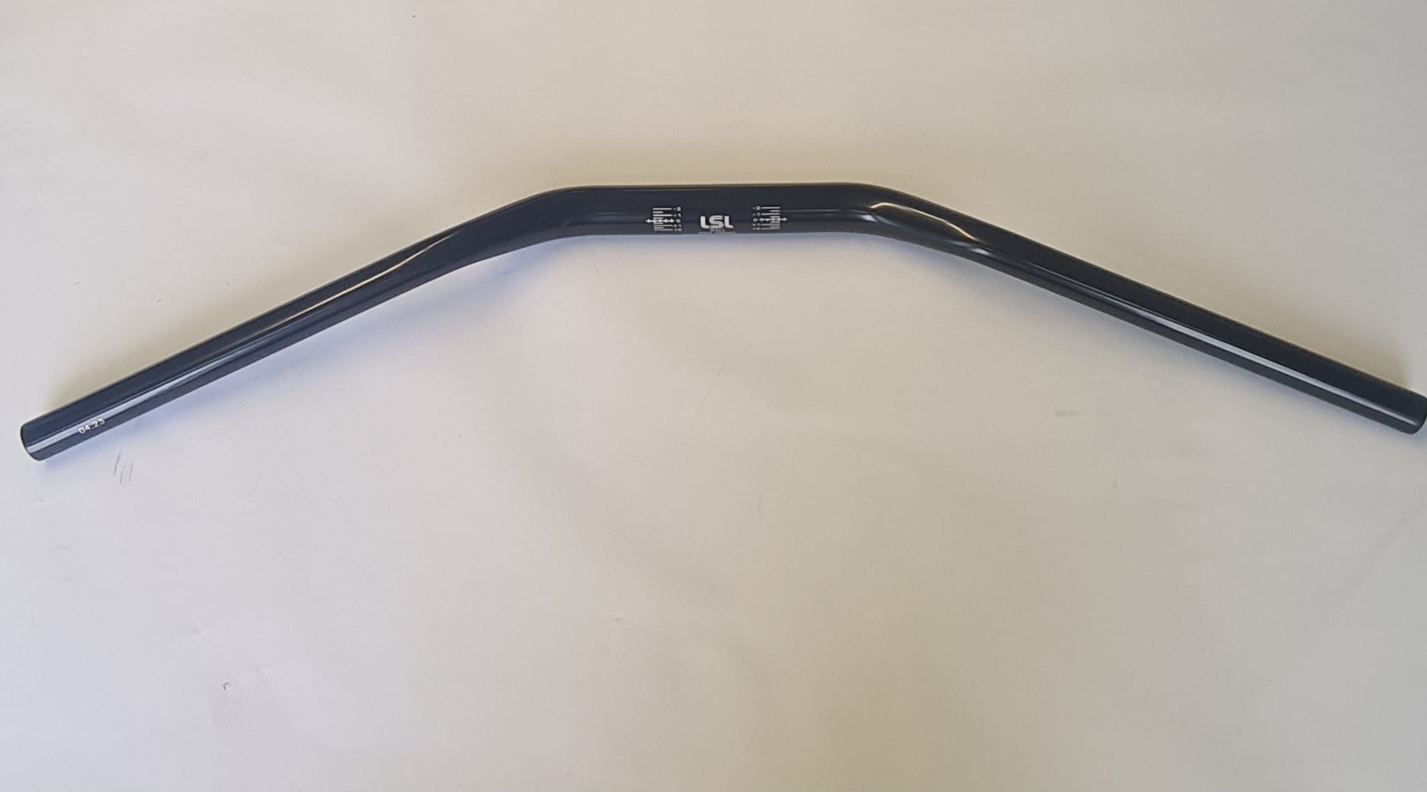 LSL X-Bar Alu-Lenker Superbike Flat XN1, 1 1/8 Zoll, schwarz glänzend