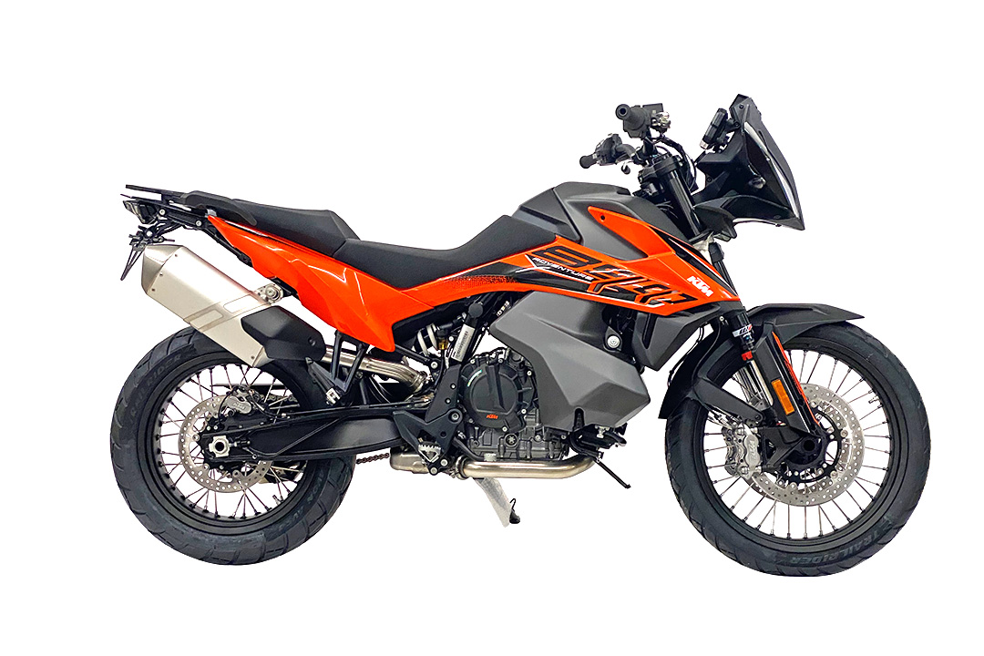 Soporte de matrícula alpha Technik para KTM 790 Adventure, 890 Adventure y 890 SM T