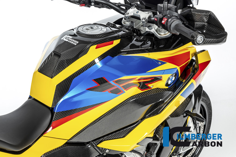 Ilmberger Carbon Adventure depósito de gasolina (Juego), brillante, BMW S1000XR 2020- M1000XR 2024-