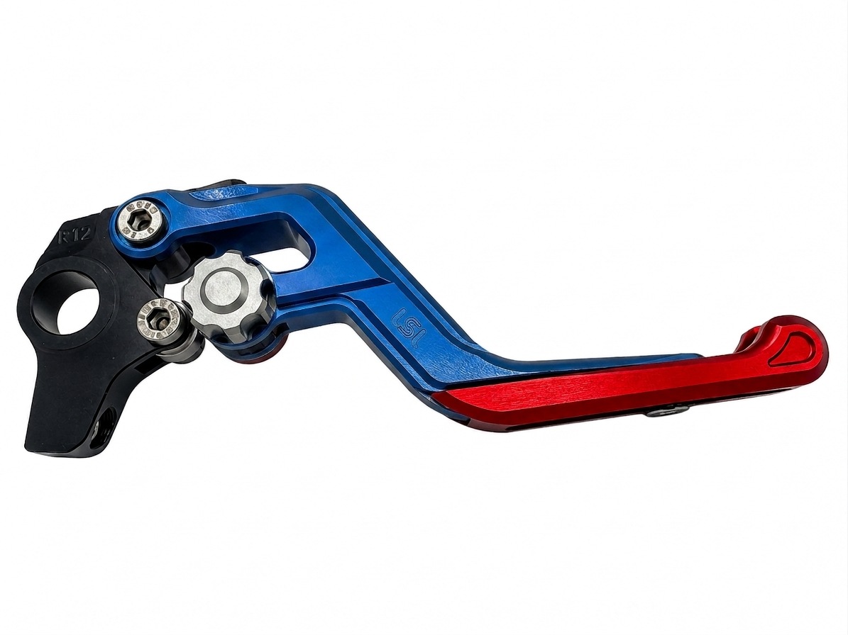 LSL ERGONIA Maneta de Freno R45 Azul/Plata/Rojo