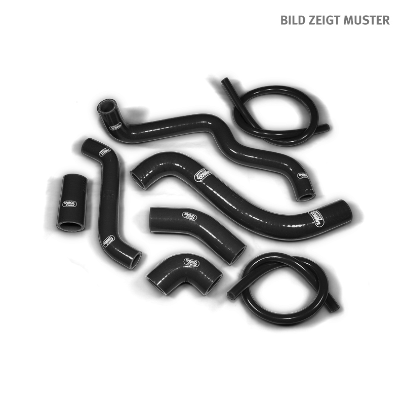 Kit de mangueras de silicona SAMCO SPORT negro para Aprilia RSV1000 RSV1000 Tuono año del modelo 1998-2005