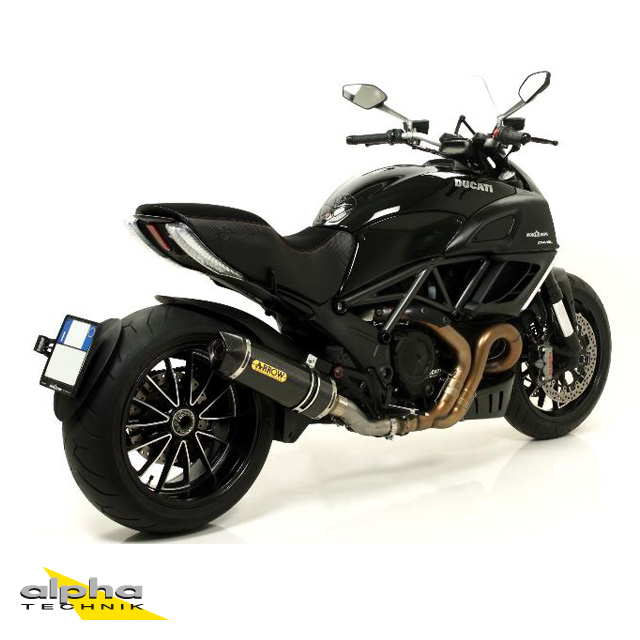 ARROW Escape RACE TECH para Ducati Multistrada 1200 / Diavel / Monster 1200 / Monster 821 de Carbono