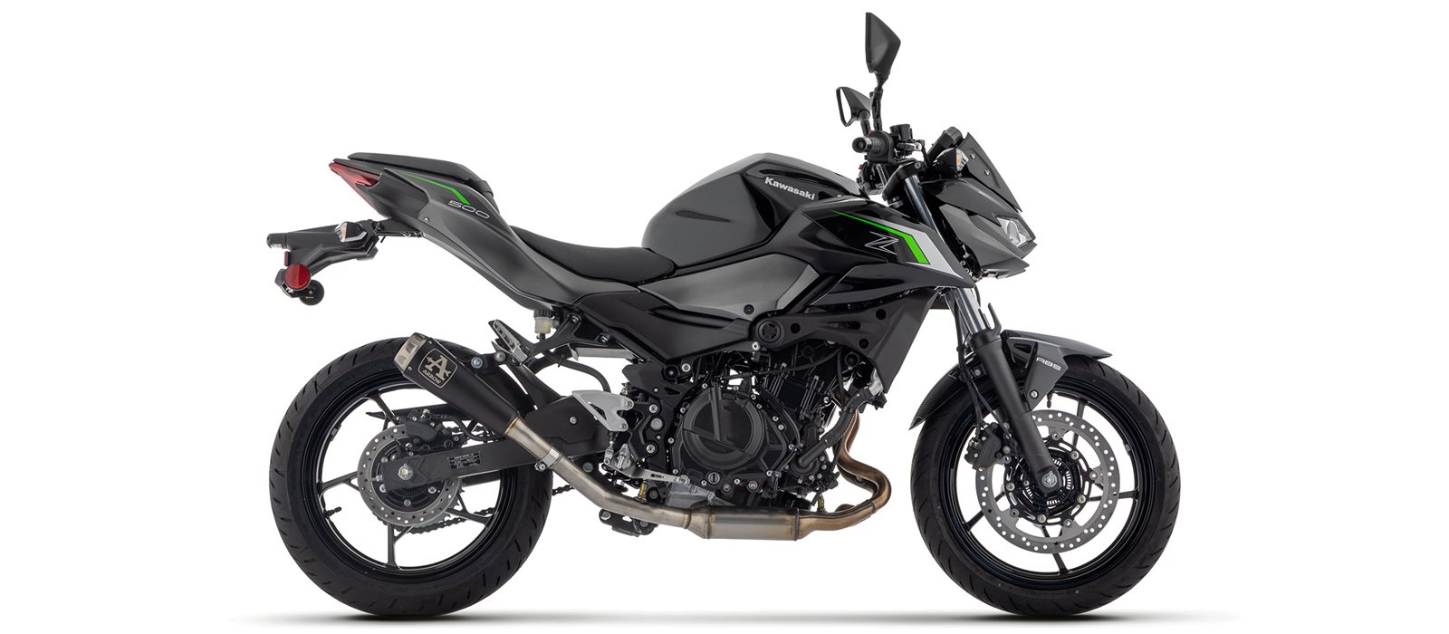 Escape ARROW PRO RACE NiChrome para Kawasaki Z500, Ninja 500 Año del modelo 2024-